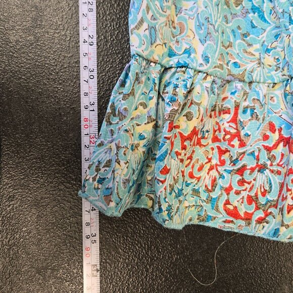 Zury Bohemian Style Dress Free Size Silk Smocked Bell Sleeve - Picture 9 of 9